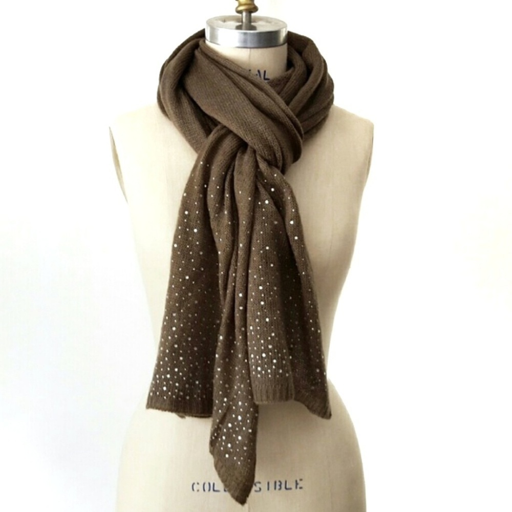 Sparkle Sweater Knit Scarf